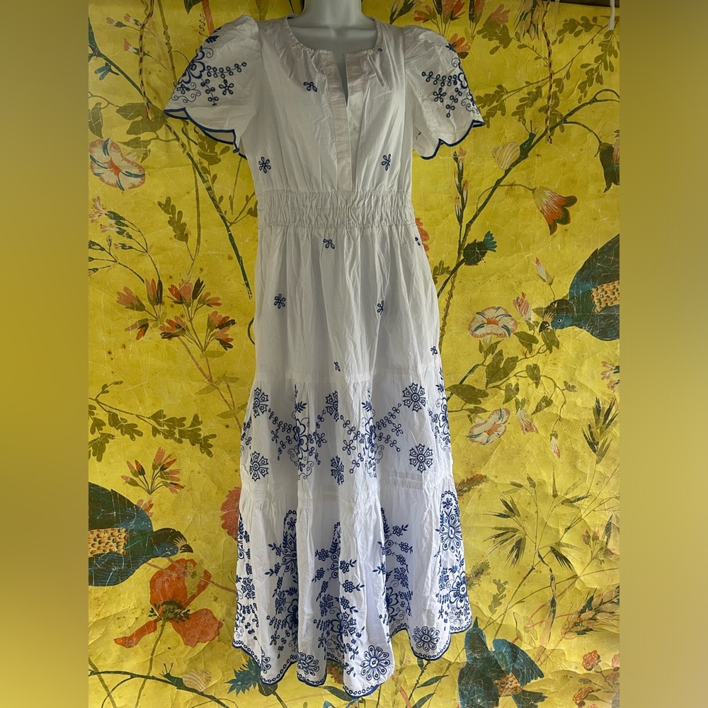 Anthropologie The Somerset Maxi Dress: Eyelet Edition NWT - Picture 4 of 11